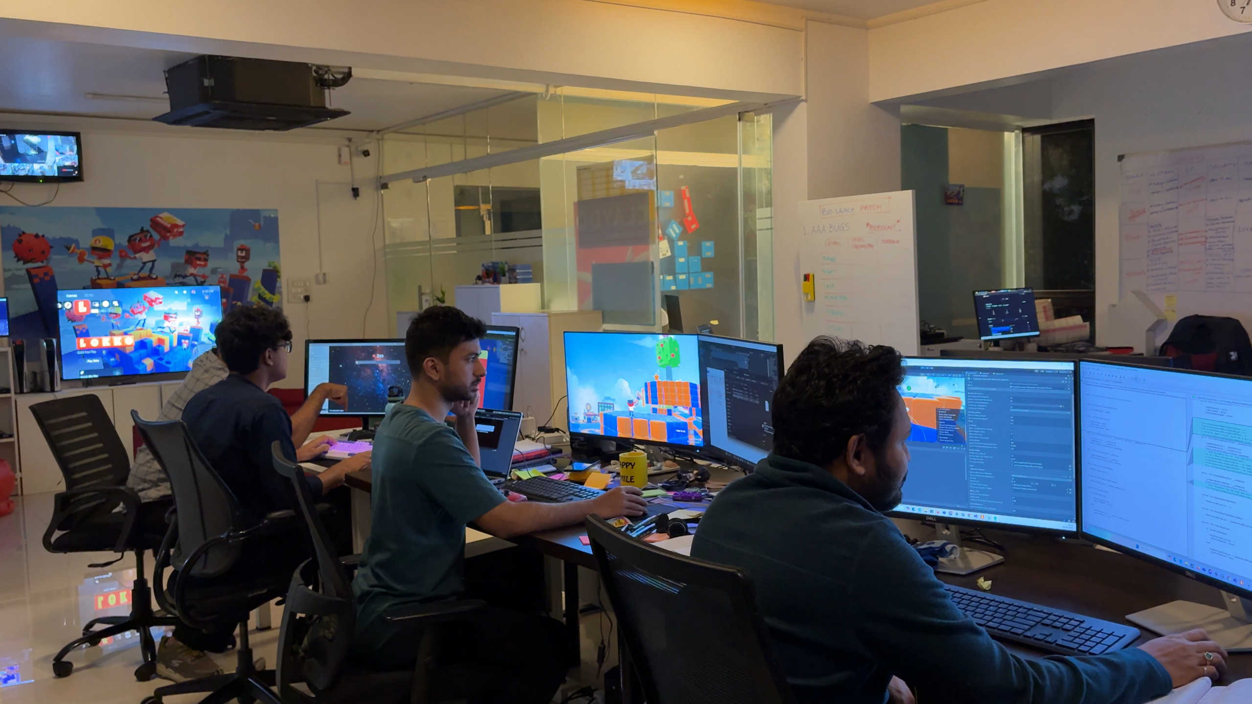 Team focused on gameplay and player experience